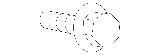 Steering Wheel Bolt - Mazda (9YA0-11-007)