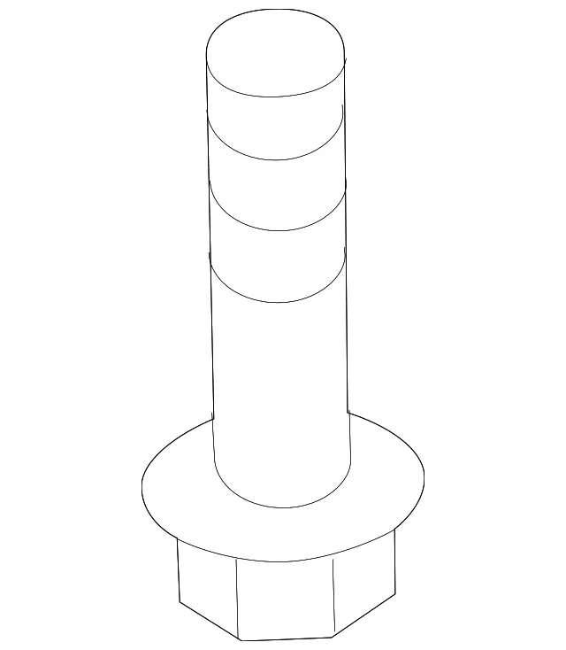 A/C Receiver Drier Bolt - Mazda (D09W-61-457)