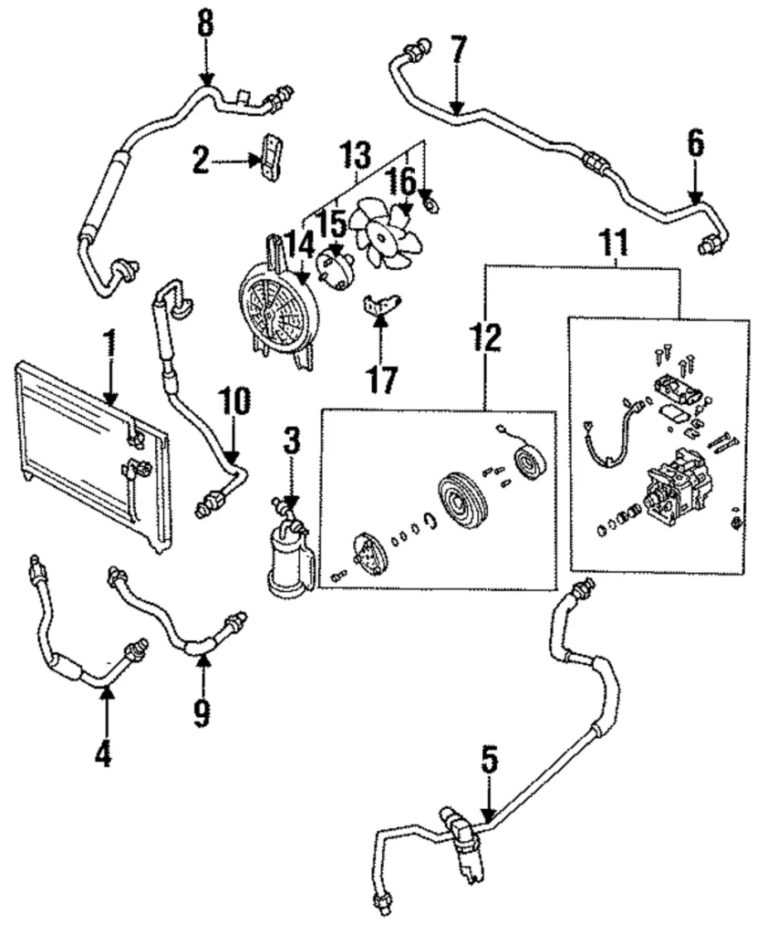 A/C Compressor - Mazda (BR74-61-450A)