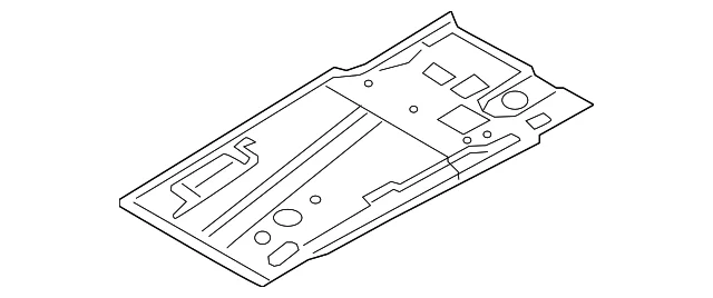 Panel(R) Side Floor - Mazda (BDTS-53-602A)