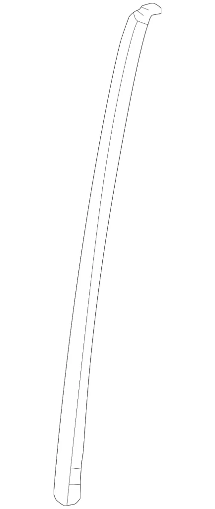 Door Window Division Bar - Mazda (B25H-73-602A)