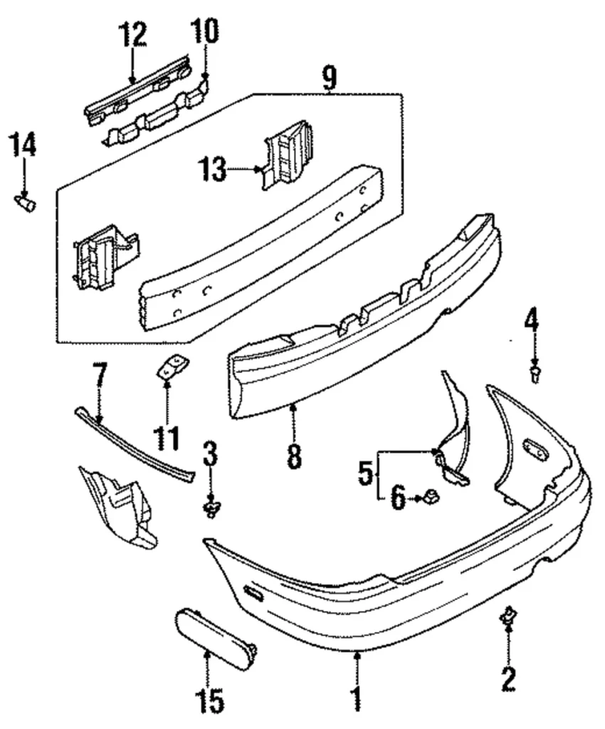 Bumper Cover - Mazda (BC1M-50-221)