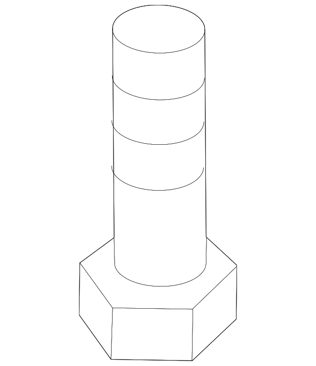 Under Cover Bolt - Mazda (9KDB-00-620)