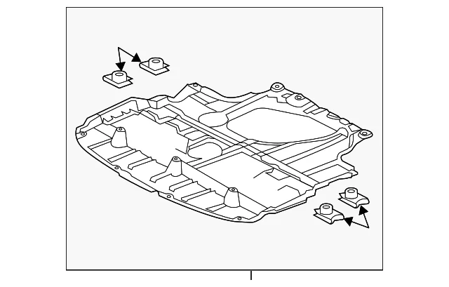 Powertrain Skid Plate - Mazda (CG15-56-110A)