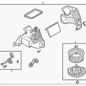 HVAC Blower Case Assembly - Mazda (BJ0E-61-140B)