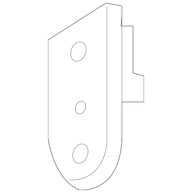 Tow Hook Bracket Lower Bracket - Mazda (C235-53-94Y)
