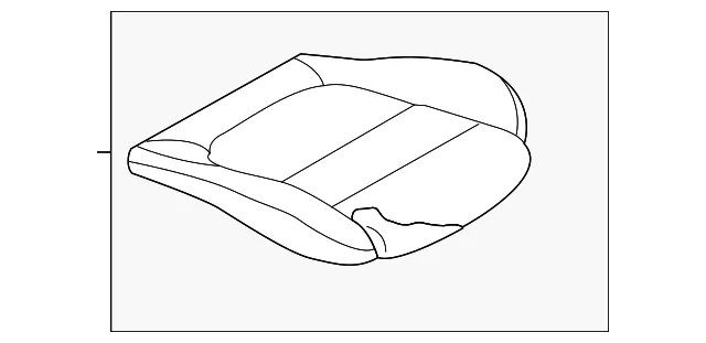 Cushion(R) Front Seat - Mazda (BAJD-88-110B-2A)