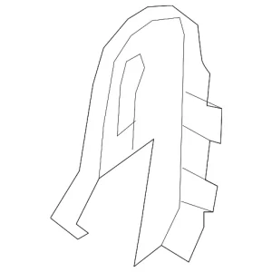 Hinge Cover - Mazda (C243-88-2E4-34)