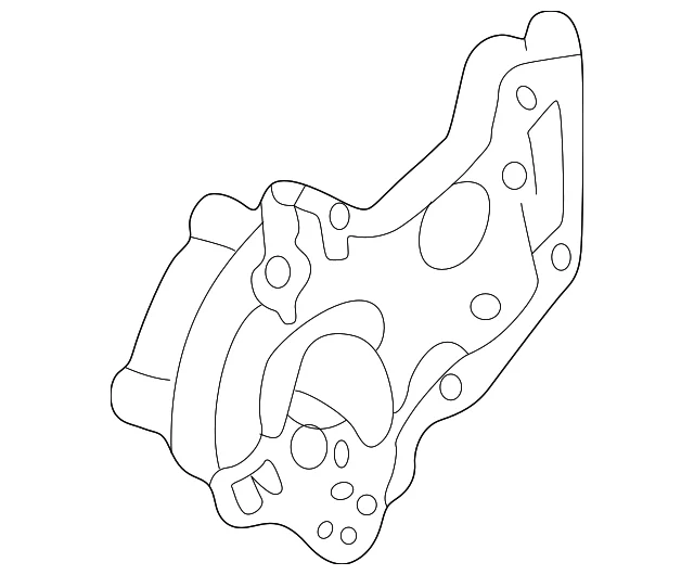 Engine Water Pump Housing - Mazda (YF09-15-101)