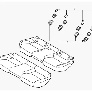Seat Cushion Foam - Mazda (BCKA-57-200H-18)