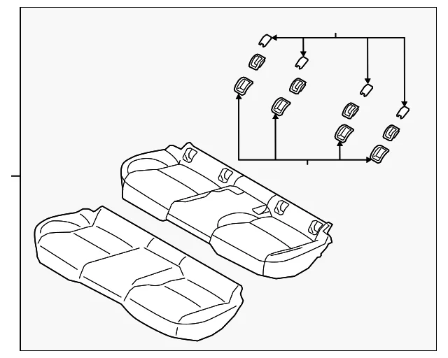 Seat Cushion Foam - Mazda (BEPS-57-200H-02)