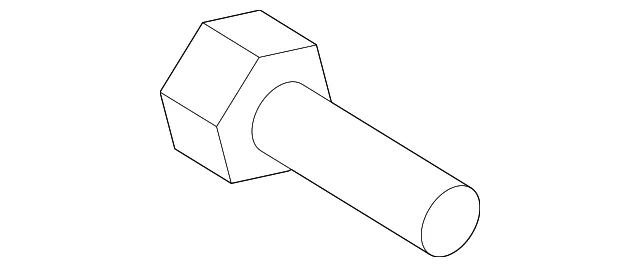 Fuel Filler Door Bolt - Mazda (9YA4-20-502)