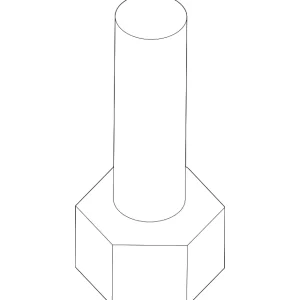 Frame Mount Bolt - Mazda (9947-90-612S)