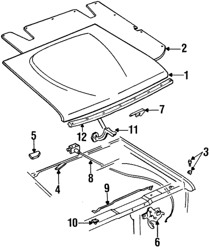 Hood - Mazda (ZZM1-52-310)