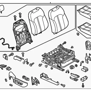 Seat(L) Rear - Mazda (KGNS-57-25XF-02)