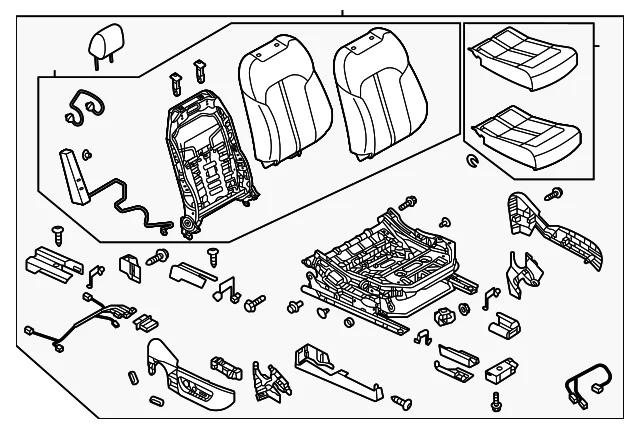 Seat(L) Rear - Mazda (KGNS-57-25XF-02)