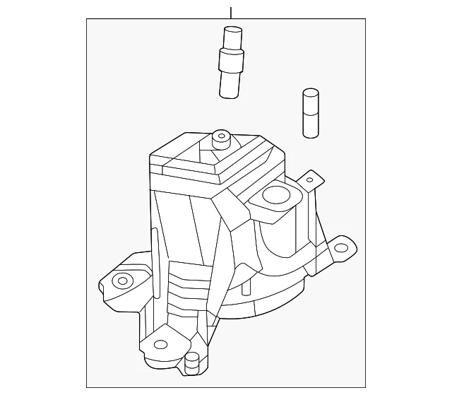 Rubber(L) Engine Mt - Mazda (KS0E-39-050A)