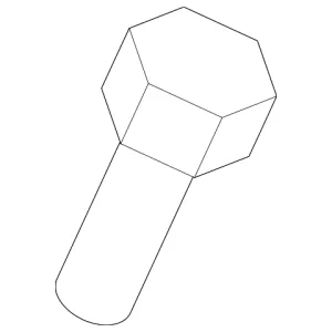 Muffler Bolt - Mazda (9978-11-035)