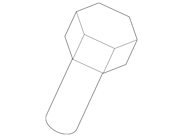 Muffler Bolt - Mazda (9978-11-035)