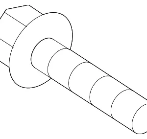 Engine Mount Bolt - Mazda (9YA0-2A-258)