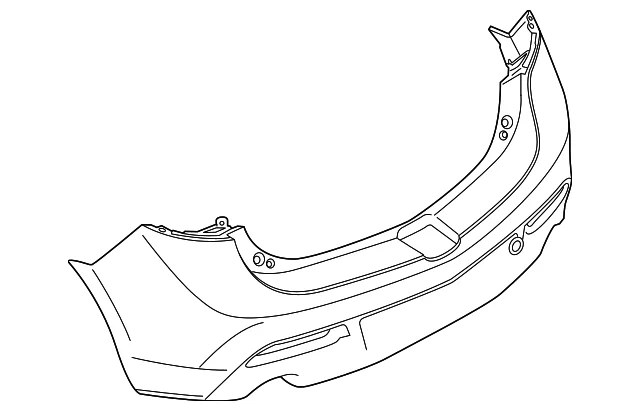 Bumper Cover - Mazda (BCD2-50-221F-BB)