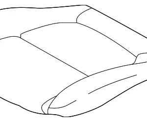 Cushion Cover - Mazda (BAJP-88-161-02)