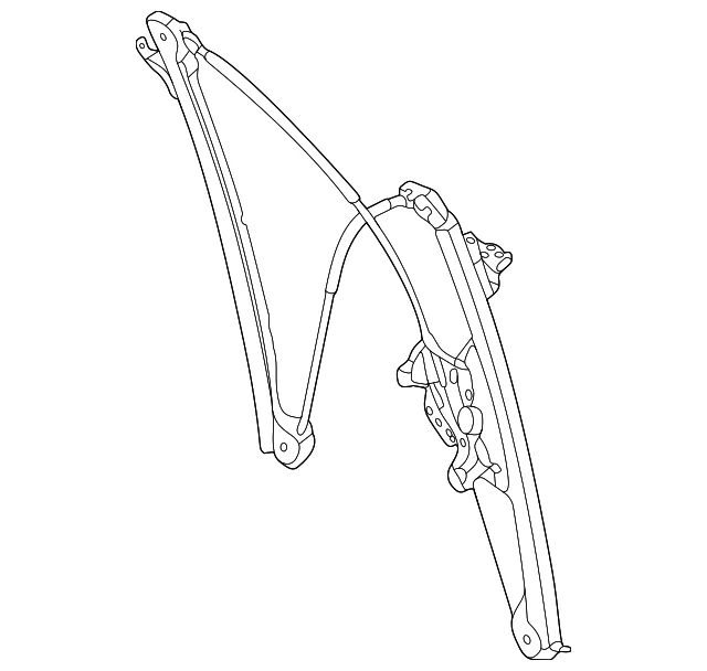 Arm Base(L) Window - Mazda (DGH9-59-590B)
