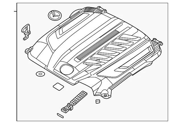Engine Cover - Mazda (H301-10-200D)