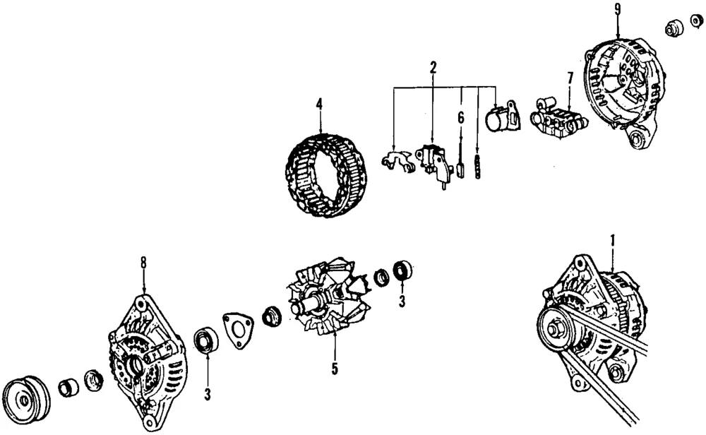 Alternator - Mazda (B61P-18-300F)