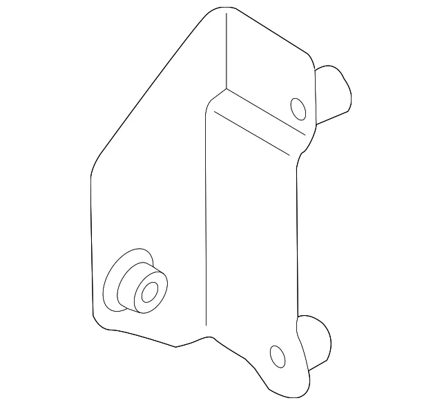 A/C Drive Belt Idler Pulley Bracket - Mazda (Z601-15-950A)
