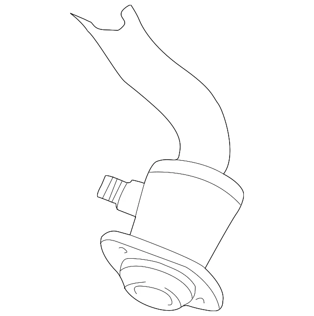 Exhaust Gas Re-Circulation (Egr) Valve Connector - Mazda (ZZP0-20-316)