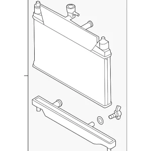 Radiator - Mazda (ZYE9-15-200)