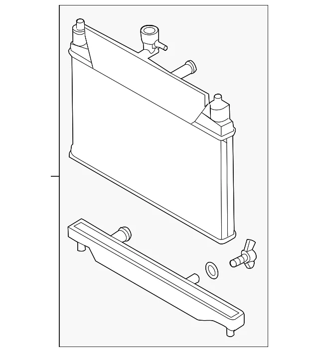 Radiator - Mazda (ZYE9-15-200)