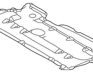 Radiator Support Splash Shield - Mazda (BBM4-56-110C)