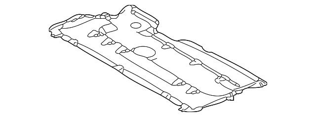 Radiator Support Splash Shield - Mazda (BBM4-56-110C)