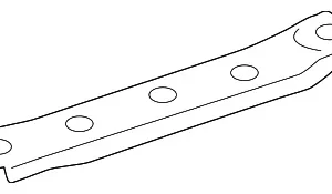 Engine Cradle Brace - Mazda (BCKE-34-H24)