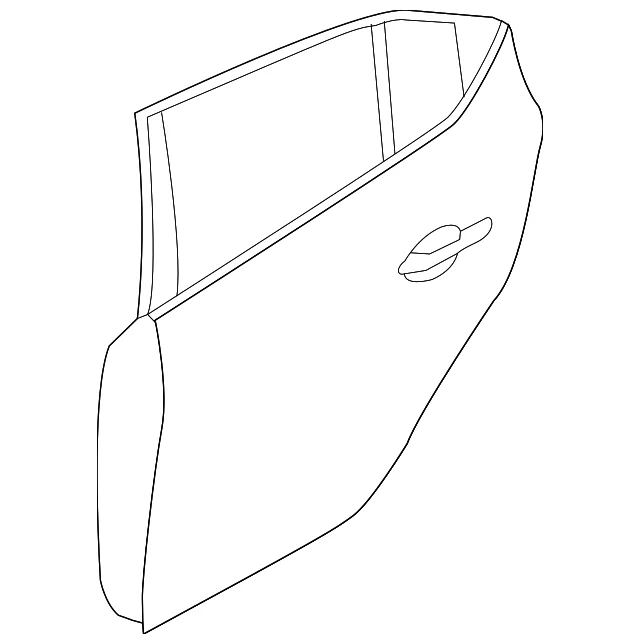Body(L) Rear Door - Mazda (BCY1-73-02XC)