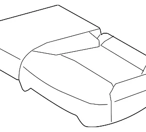 Cushion Cover - Mazda (TS39-88-261-2A)