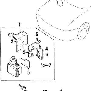 Cable Clip - Mazda (D061-61-479)