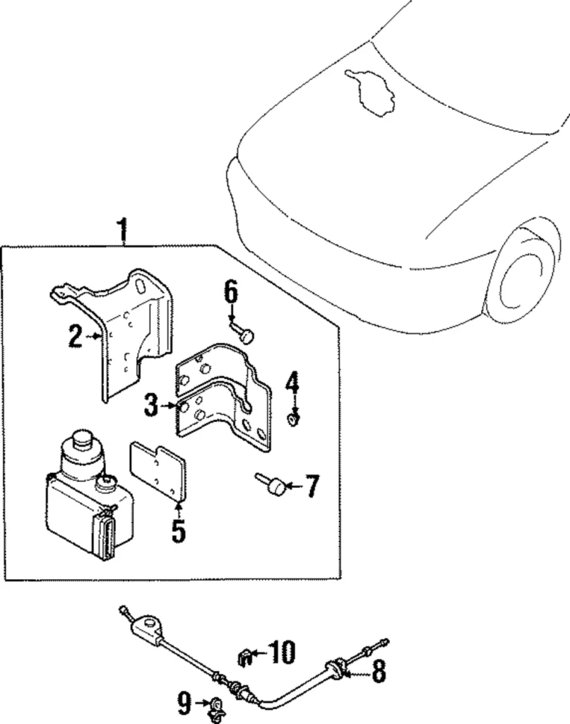 Cable Clip - Mazda (D061-61-479)