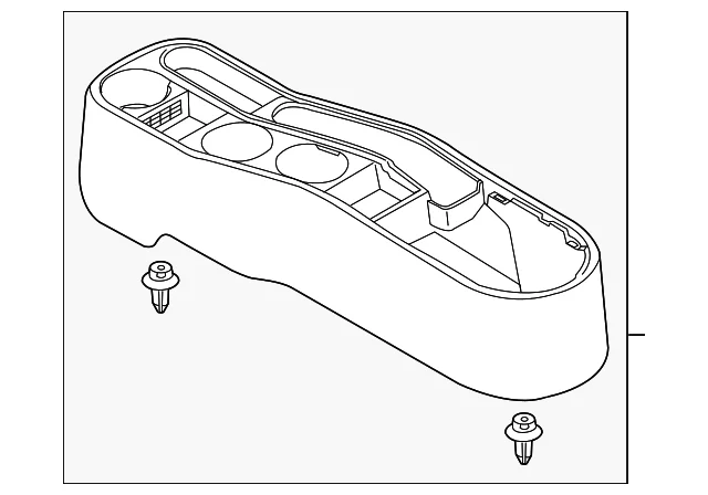 Center Console - Mazda (DR61-64-420A-02)