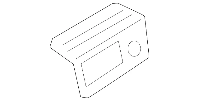 Audio Auxiliary Jack Trim Plate - Mazda (BDTS-64-4A1)