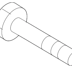 Alternator Air Duct Bolt - Mazda (9XF0-02-129L)