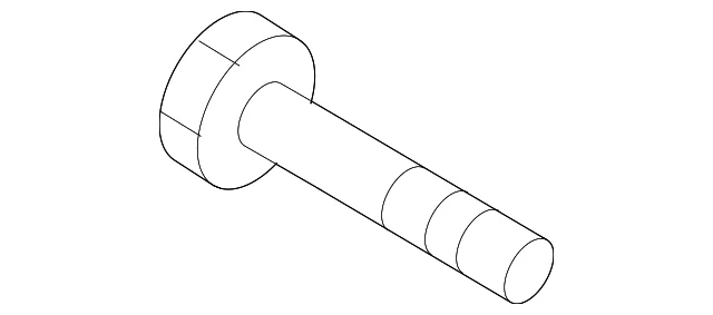 Alternator Air Duct Bolt - Mazda (9XF0-02-129L)
