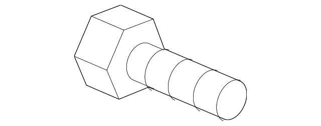 Engine Mount Bolt - Mazda (9YA0-2A-226A)