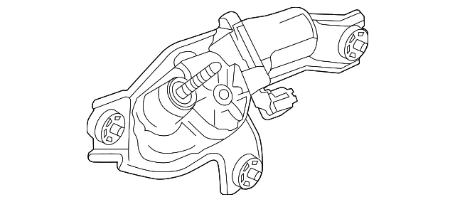 Wiper Motor - Mazda (BJT6-67-450)
