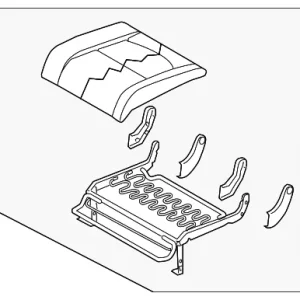 Seat Cushion Foam - Mazda (C291-88-310C-34)