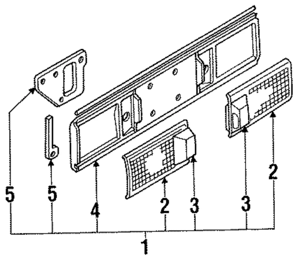 License Lamp - Mazda (BR70-51-283)