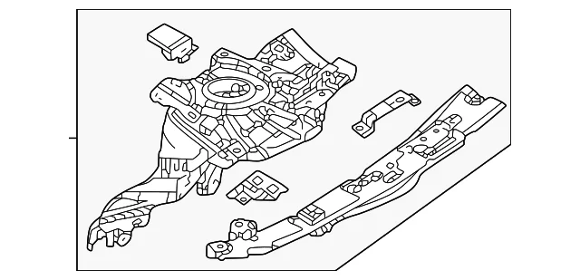 Panel(L) Wheel Apron - Mazda (VC67-54-210C)