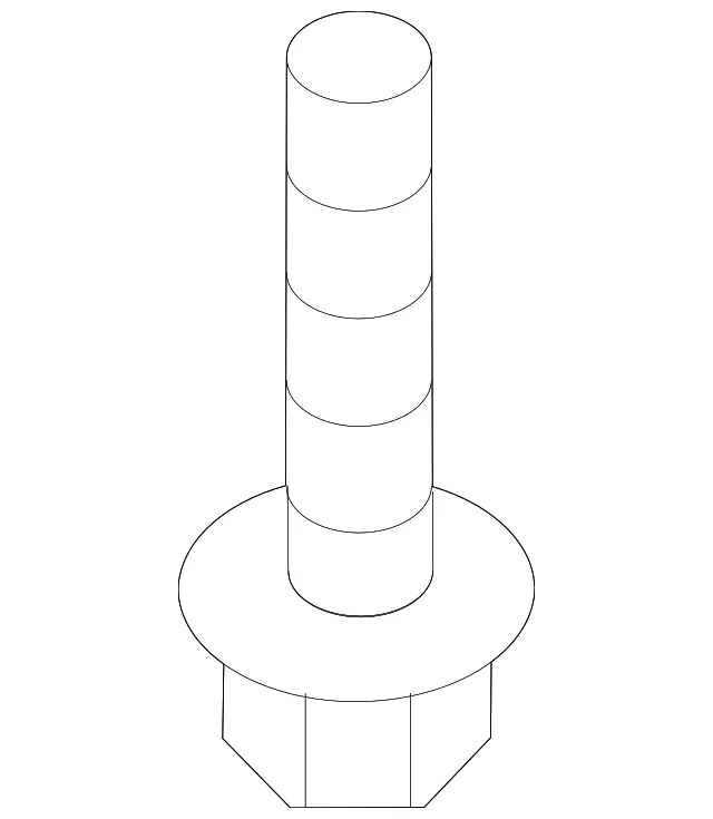 Tank Strap Bolt - Mazda (9YA0-21-01S)